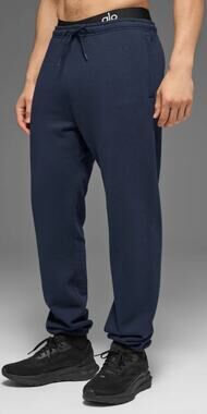 Alo Yoga Men's Chill Sweatpants Navy Blue Size Small